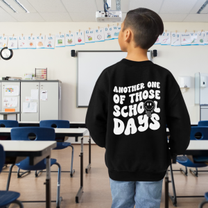 Another One Of Those School Days (Front + Back Design) – Unisex Child Fleece Pullover