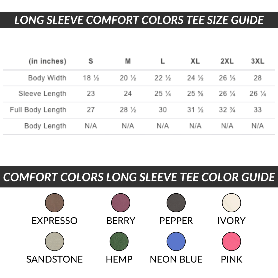 Mother (Small Caps) - Long Sleeve Comfort Colors® Tee - Image 2