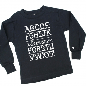 Alphabet – Long Sleeve Child Shirt