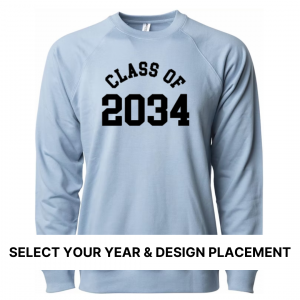 Class Of (Left Or Center Chest Design) – Unisex Lightweight Pullover