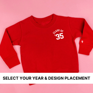 Class Of (Left Or Center Chest Design) – Unisex Child Fleece Pullover
