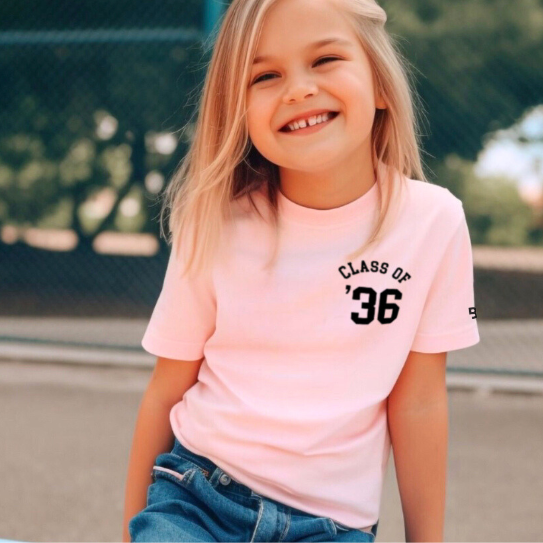 Class Of (Left Or Center Chest Design) - Child Shirt - Image 3