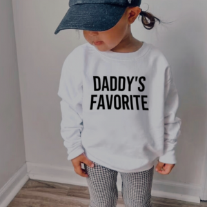 Daddy’s Favorite – Unisex Child Fleece Pullover