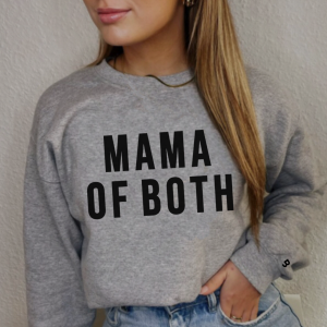 Mama Of Both – Unisex Fleece Pullover
