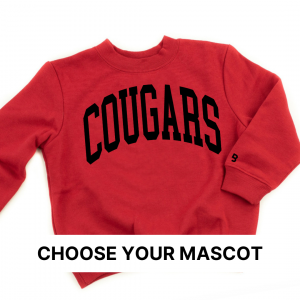 Custom: School Mascot (Select Your Mascot) – Unisex Child Fleece Pullover