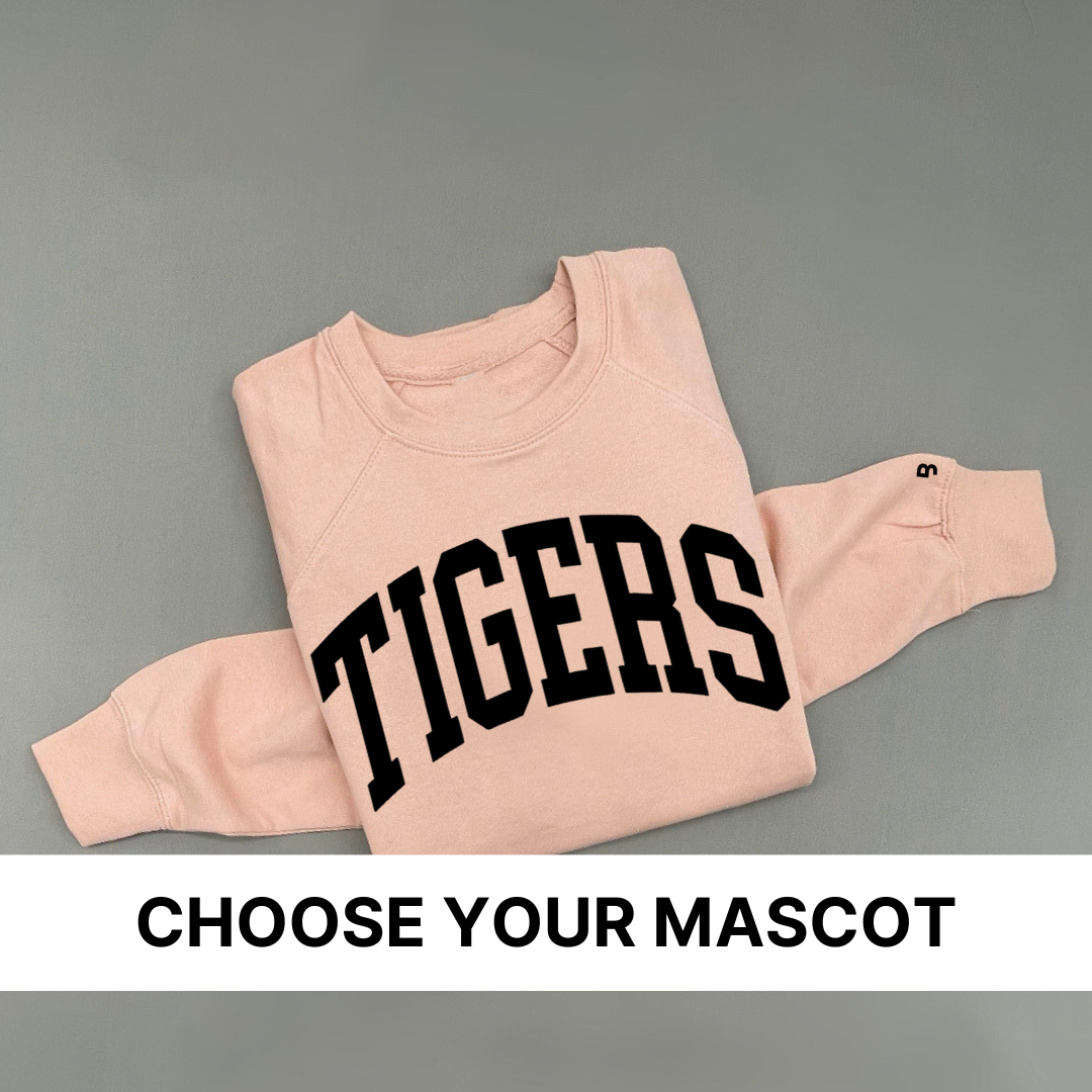 Custom: School Mascot (Select Your Mascot) - Unisex Lightweight Pullover