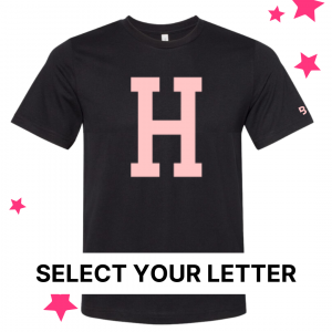 Varsity Letter (Select Your Letter) – Unisex Tee