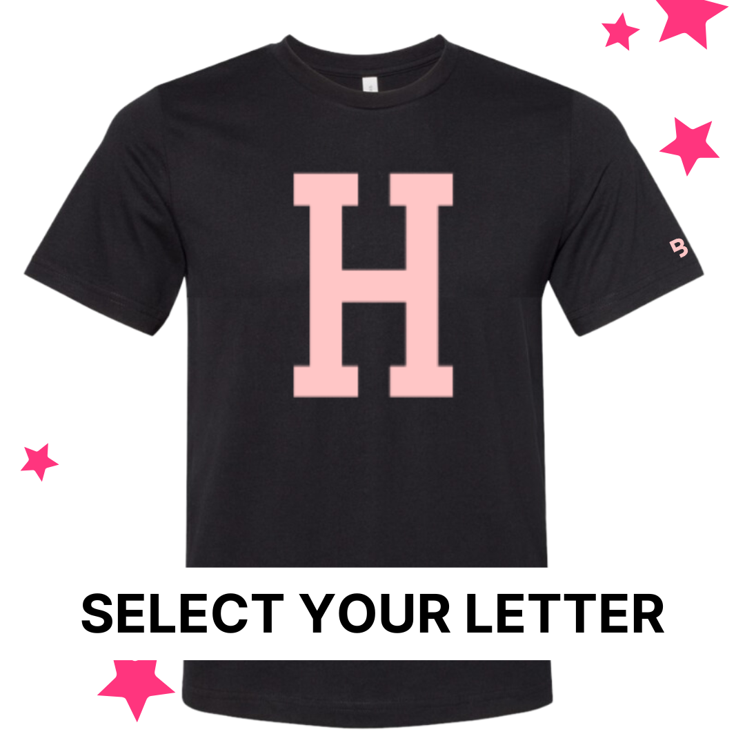 Varsity Letter (Select Your Letter) - Unisex Tee