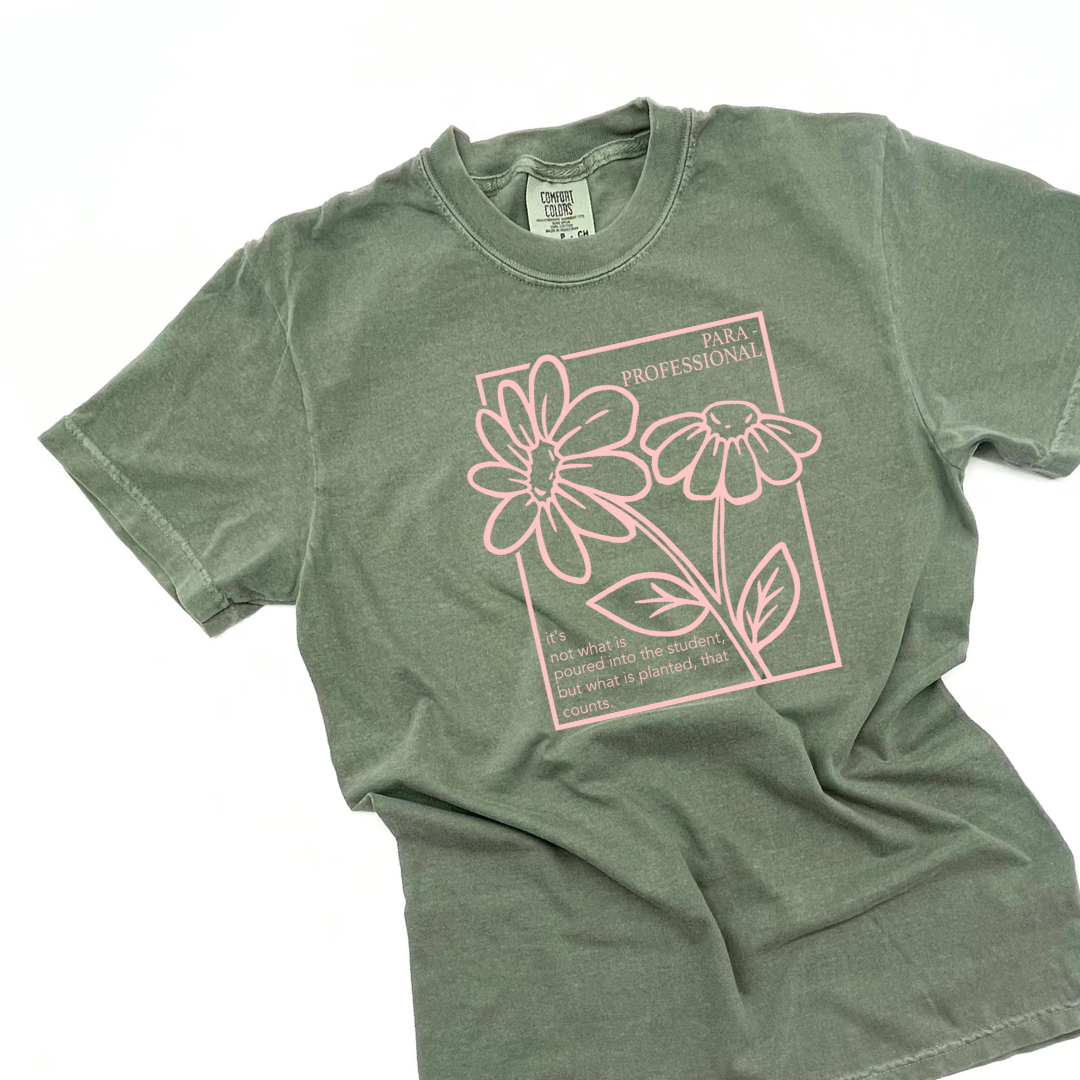 What Counts (Select Your "Teacher" Title) - Unisex Comfort Colors® Tee - Image 2