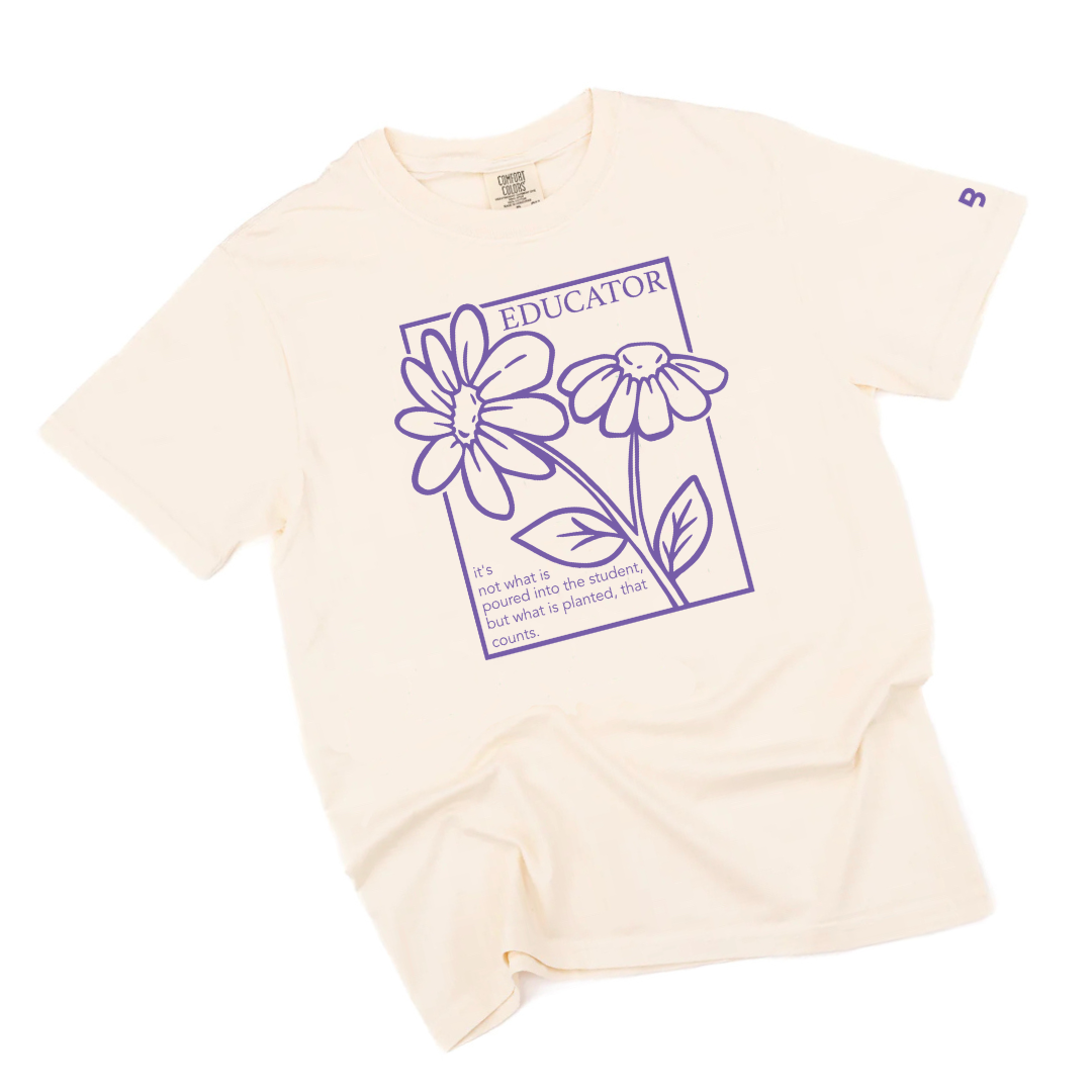 What Counts (Select Your "Teacher" Title) - Unisex Comfort Colors® Tee - Image 4