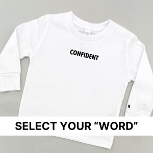 Word Of the Year (Select Your Word) – Long Sleeve Child Shirt