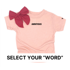 Word Of The Year (Select Your Word) – Child Shirt