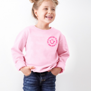 Good Day (Front + Back Design) – Unisex Child Fleece Pullover