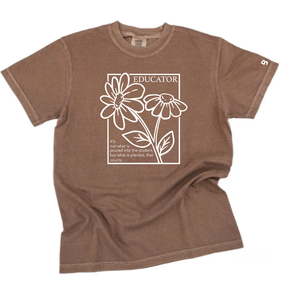 What Counts (Select Your "Teacher" Title) - Unisex Comfort Colors® Tee - Image 5