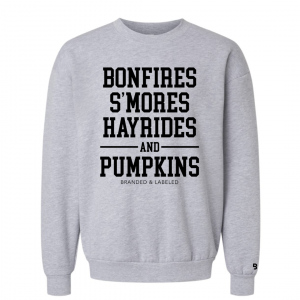 Bonfires S’mores Hayrides & Pumpkins – Unisex Fleece Pullover