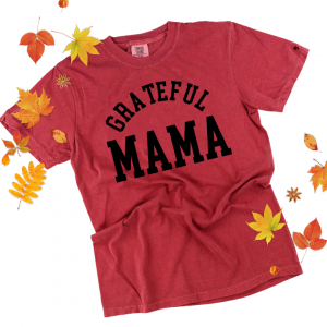 Grateful Family (Select Your “Mom” Name) – Unisex Comfort Colors® Tee