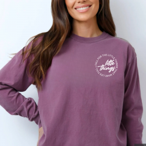 Fall For The Little Things – Long Sleeve Comfort Colors® Tee