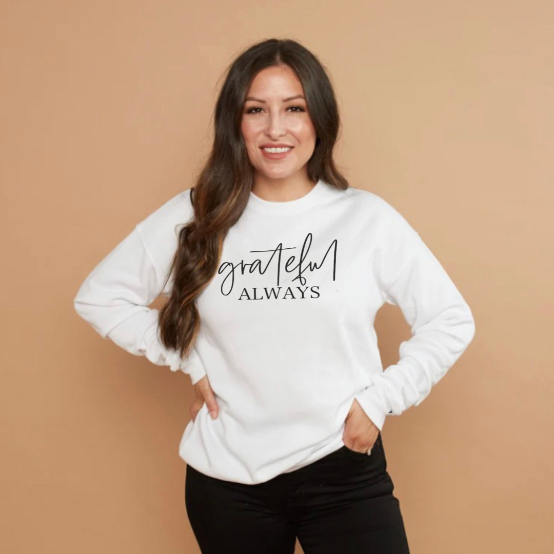 Grateful Always - Unisex Fleece Pullover