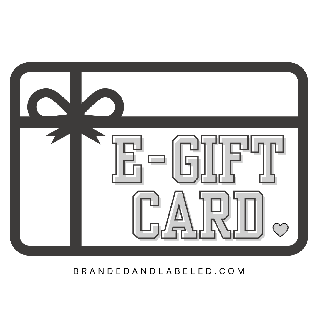 Branded & Labeled E-Gift Card