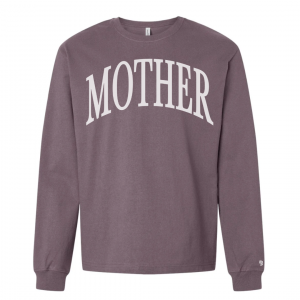 Mother (Oversized Serif) – Oversized Heavyweight Long Sleeve