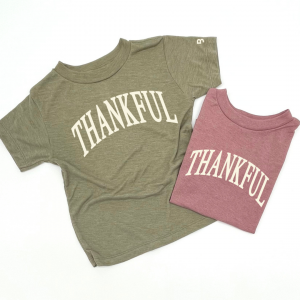 Thankful (Arched) – Child Shirt