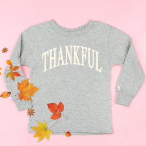 Thankful (Arched) – Long Sleeve Child Shirt