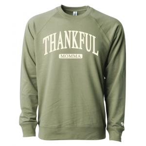 Thankful (Select Your “Mom” Name) – Unisex Lightweight Pullover