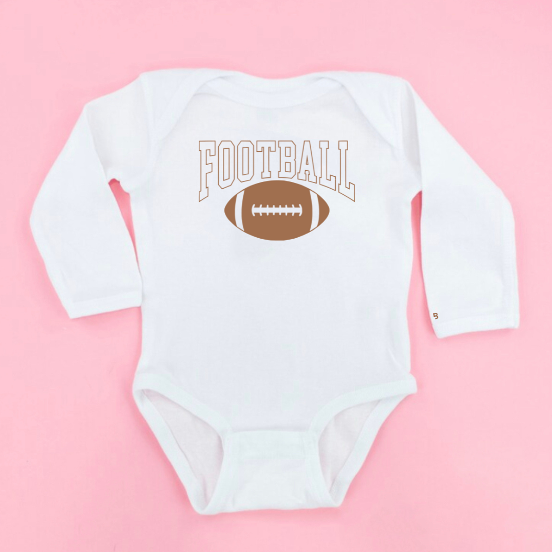 Football (Varsity Outline) - Long Sleeve Child Shirt