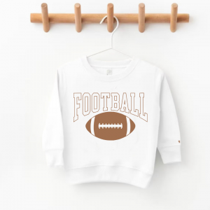 Football (Varsity Outline) – Unisex Child Fleece Pullover