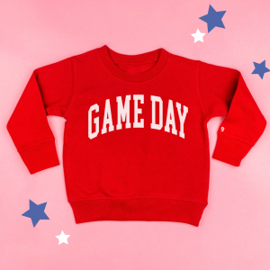Game Day (Arched) – Unisex Child Fleece Pullover