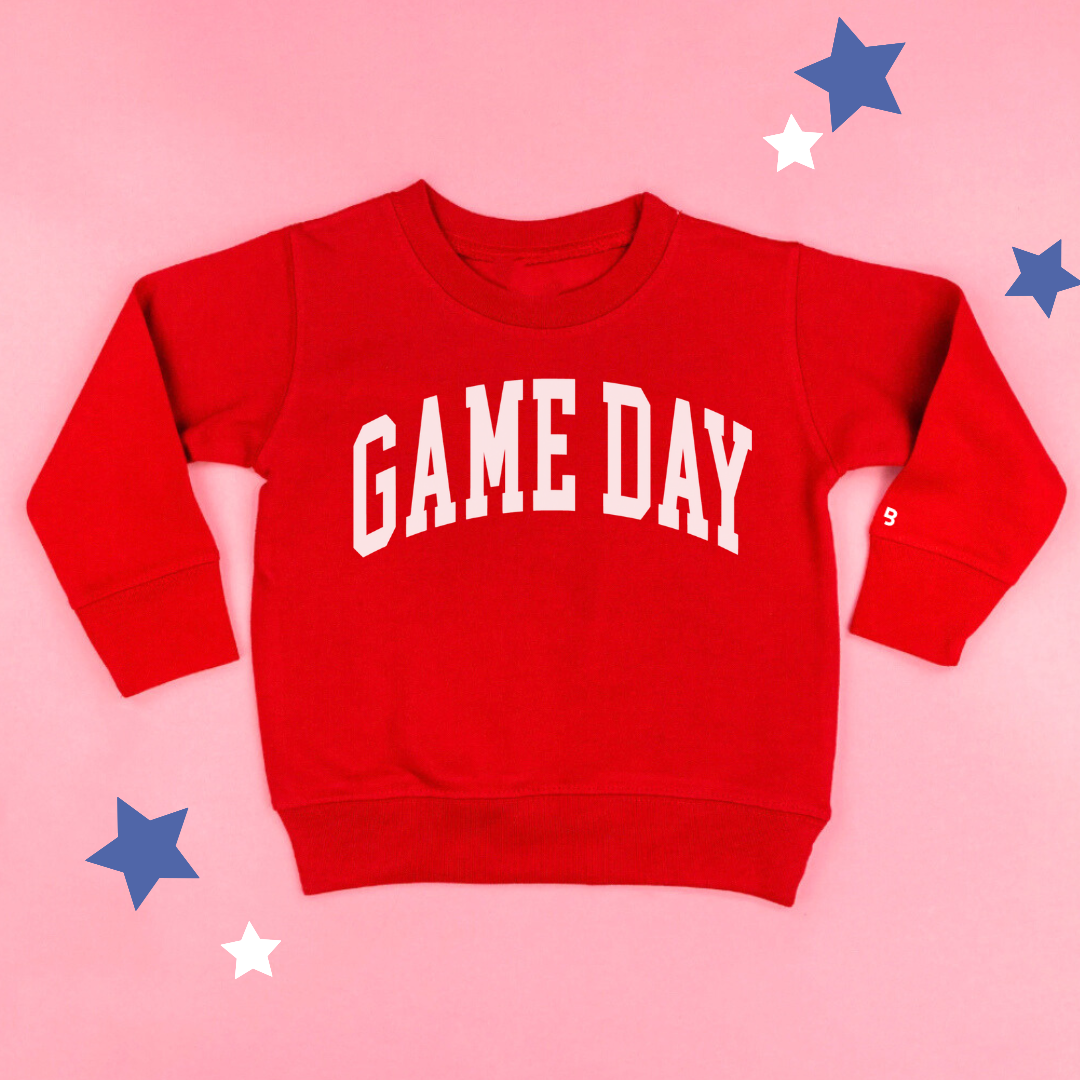 Game Day (Arched) - Unisex Child Fleece Pullover