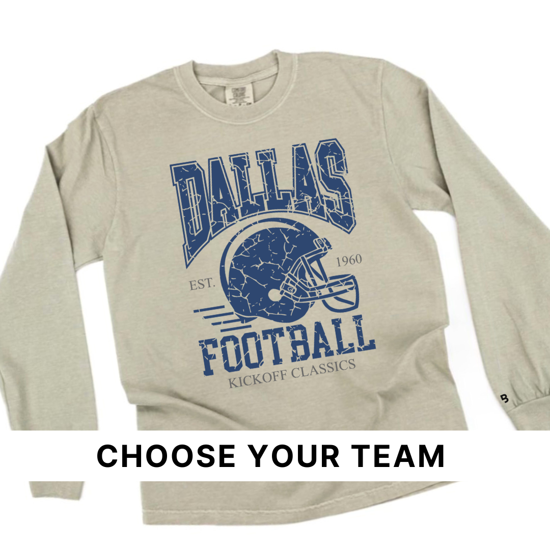 Kickoff Classics (Select Your Team) - Long Sleeve Comfort Colors® Tee
