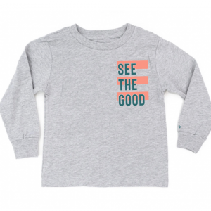 See The Good (Front + Back Design) – Long Sleeve Child Shirt