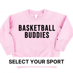 Sports Buddies (Select Your Sport) – Unisex Child Fleece Pullover