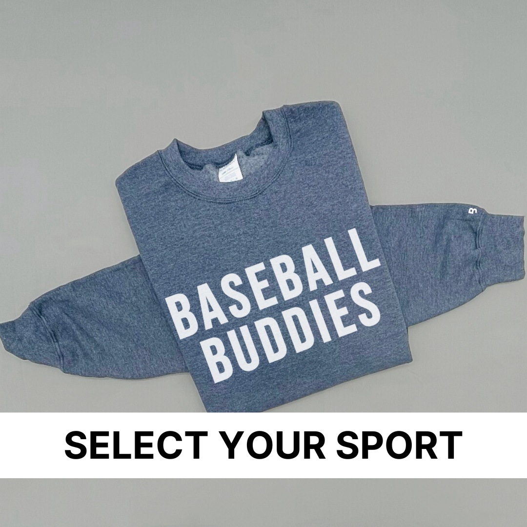Sports Buddies (Select Your Sport) - Unisex Fleece Pullover