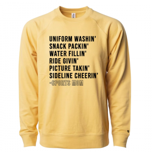 Sports Mom Things – Unisex Lightweight Pullover