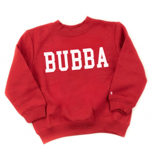 Bubba (Varsity) – Unisex Child Fleece Pullover
