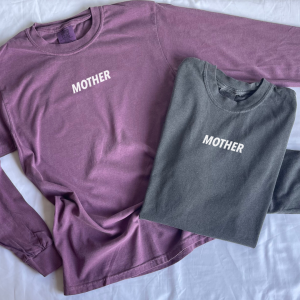 Mother (Small Caps) – Long Sleeve Comfort Colors® Tee