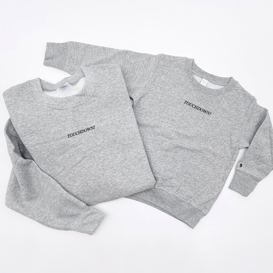 Touchdown (Small Caps) - Unisex Child Fleece Pullover