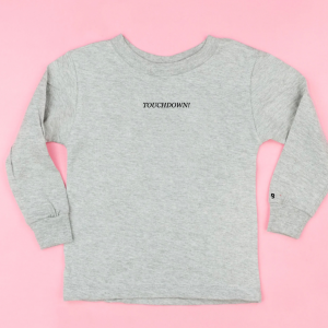 Touchdown (Small Caps) – Long Sleeve Child Shirt