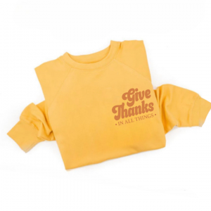 Give Thanks In All Things – Unisex Lightweight Pullover