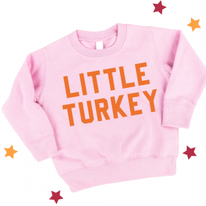 Little Turkey – Unisex Child Fleece Pullover