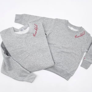 Thankful (Neckline) – Unisex Fleece Pullover