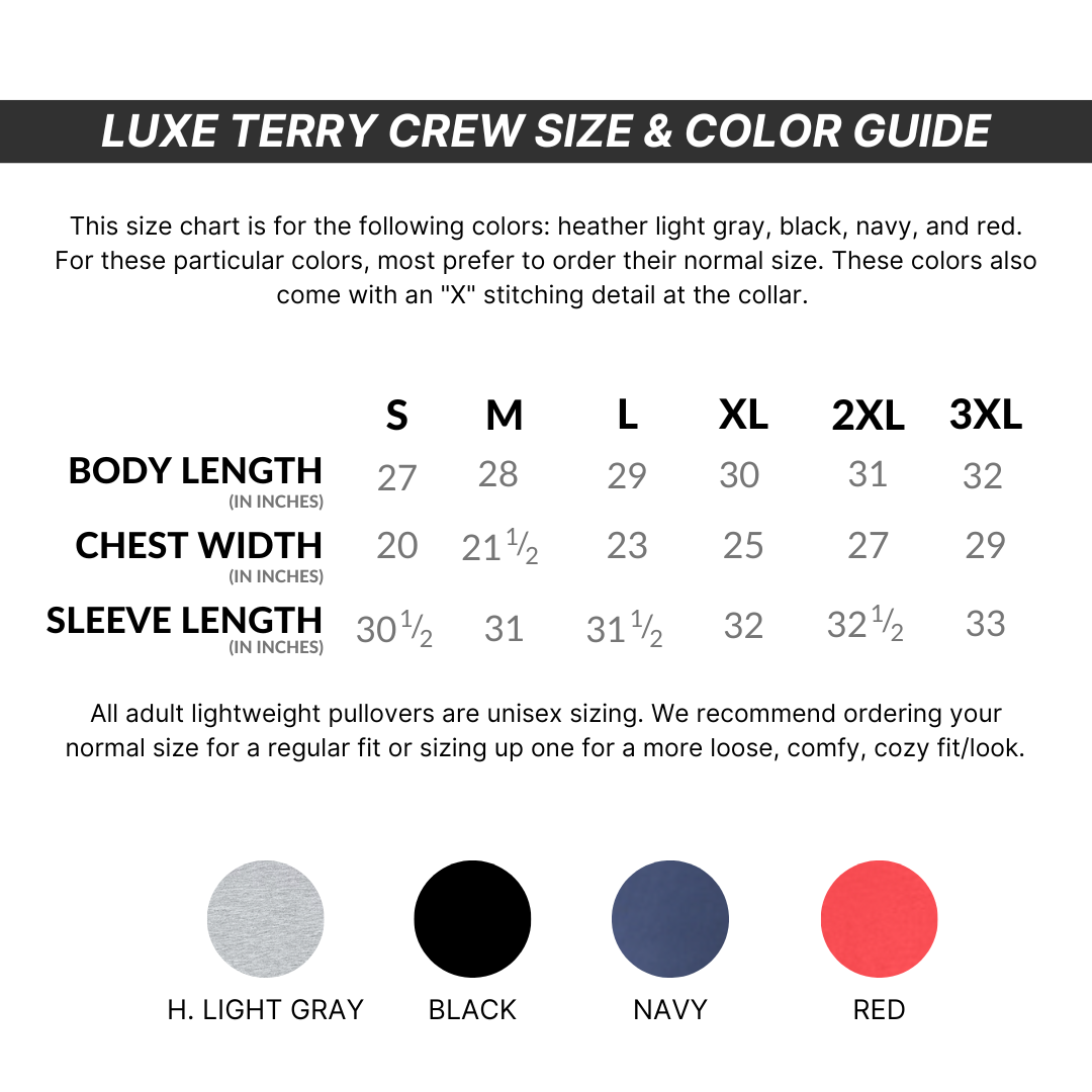 All The Christmas Feels - Luxe Terry Crew - Image 2