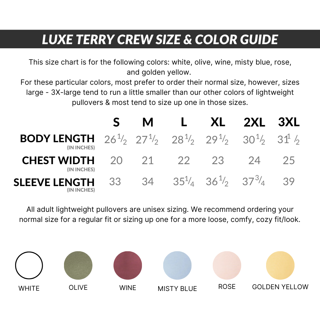 All The Christmas Feels - Luxe Terry Crew - Image 3