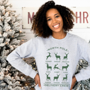 North Pole Delivery Crew – Fleece Pullover