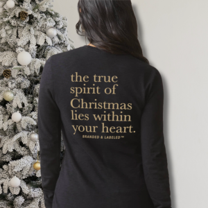 The Spirit Of Christmas (Front + Back Design) – Essential Long Sleeve