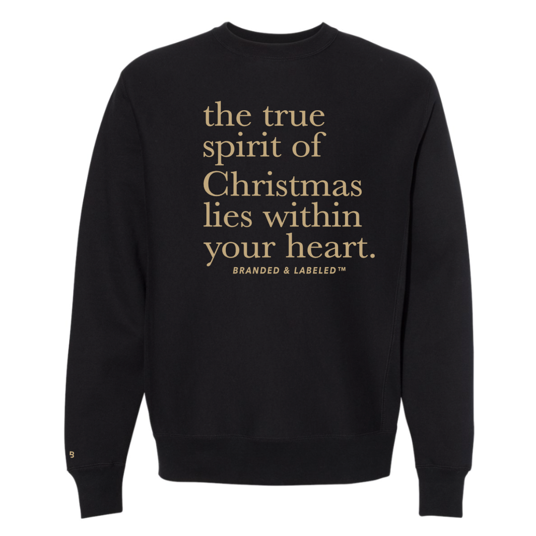 The Spirit Of Christmas (Front + Back Design) - Fleece Pullover - Image 2