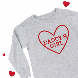 A Heart For Daddy – Long Sleeve Child Shirt