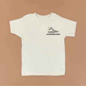 Kicks First, Love Later (Front + Back Design) – Child Shirt